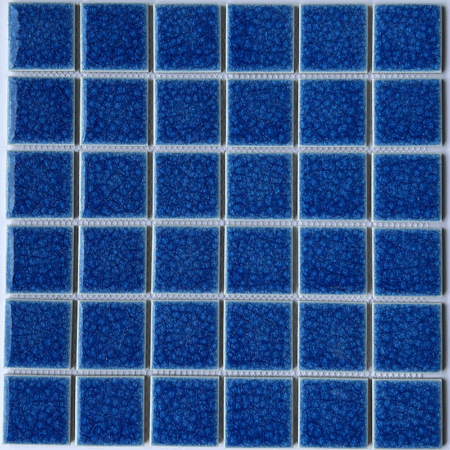 Gạch Mosaic Gốm Men Rạn 2 Lớp Xanh Biển 1301