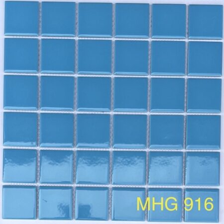 Gạch Mosaic Gốm Sứ Màu Xanh MHG 916