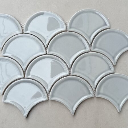 Gạch Mosaic Vảy Cá Bóng MHF 86