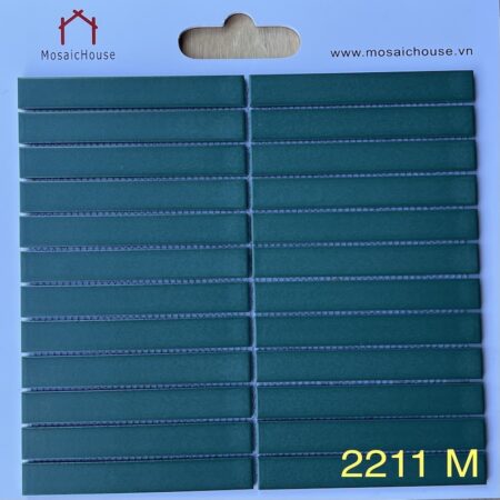 Gạch Mosaic Que Đũa 2211M Màu Xanh